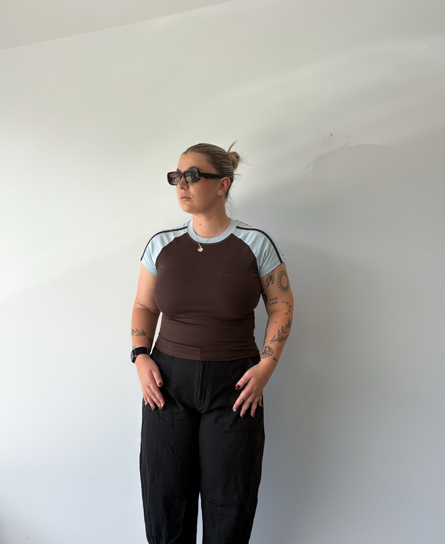 Cocoa Sky Cropped Tee
