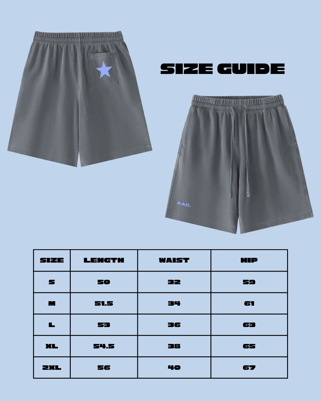 STAR SLOUCH SHORTS